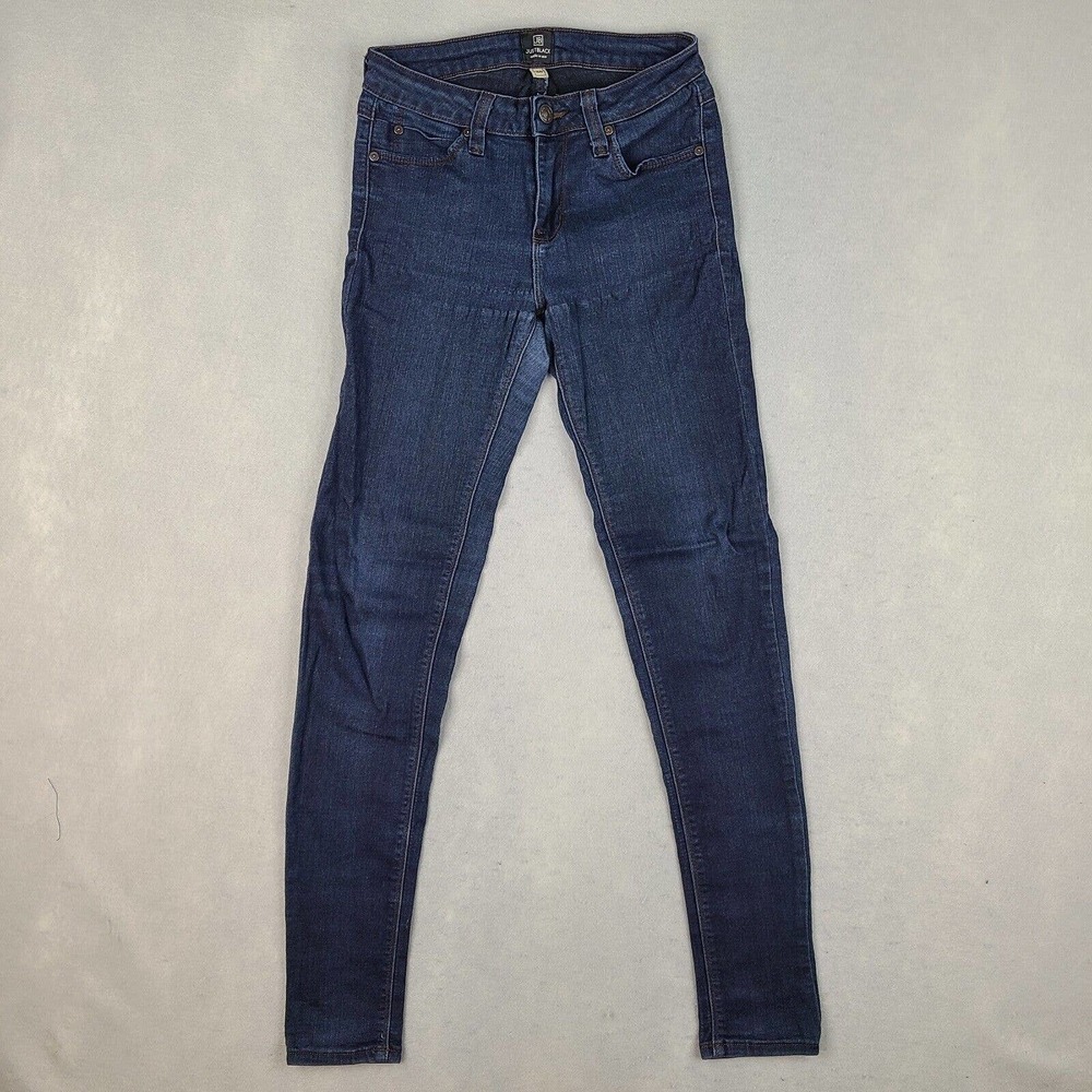 Just Black Women's Skinny Jeans Size 28 Blue Low Rise 26x30 Made in USA